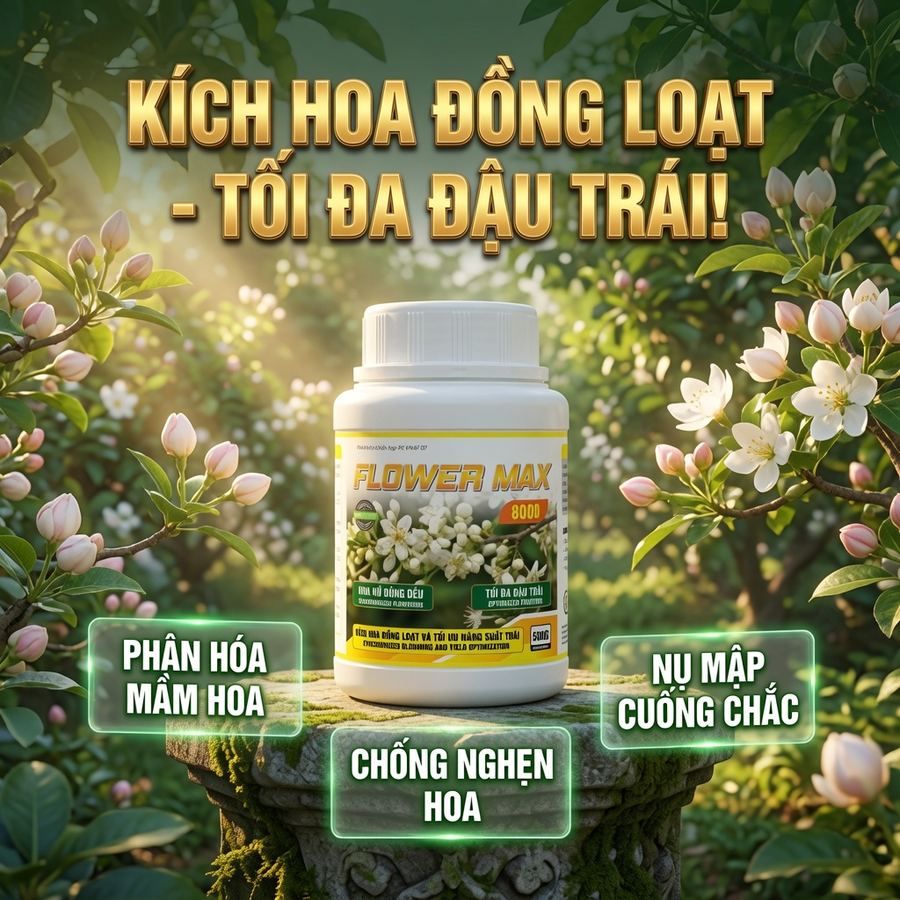 FLOWER MAX 8000 - Ra Hoa Đồng Loạt