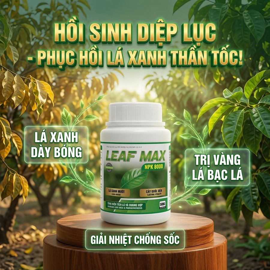 LEAF MAX NPK 8000 - Xanh Lá Nhanh